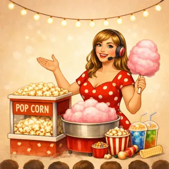 Animatrice pop cool